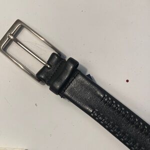 Bragano Black Leather Men's Belt size 38